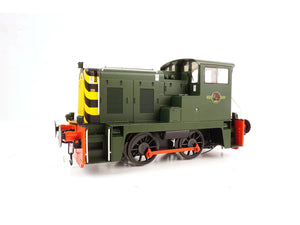 O Gauge Heljan 2870 BR Class 02 Unnumbered BR Green w/Wasp Stripes