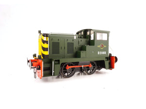 O Gauge Heljan 2871 BR Class 02 D2860 BR Green w/Wasp Stripes