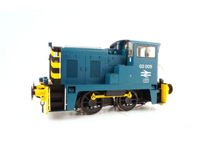 O Gauge Heljan 2873 BR Class 02 02 005 BR Blue w/Wasp Stripes