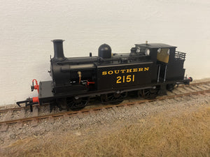 OO Gauge Rapido Trains UK 936508 E1 No.2151 Southern Black SOUND FITTED