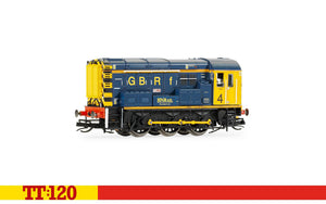 TT:120 Gauge Hornby TT3003M GBRf Class 08 0-6-0 08818