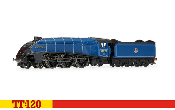 TT:120 Gauge Hornby TT3009M BR(ex-LNER) Class A4 4-6-2 60025 'Falcon' BR Express Blue Early Crest