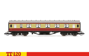 TT:120 Gauge Hornby TT4036 BR (ex-LMS) 57' Corridor First M1063M Crimson & Cream