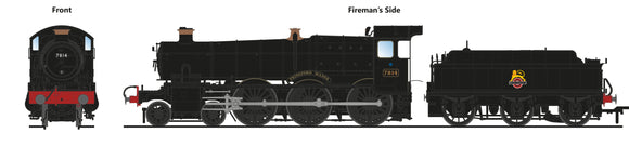 PRE-ORDER Accurascale ACC2506-7814DCC 7814 Fringford Manor BR Black Early Crest SOUND FITTED
