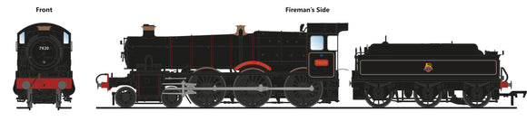 PRE-ORDER Accurascale ACC2504-7820DCC 7820 Dinmore Manor BR Lined Black Early Crest SOUND FITTED