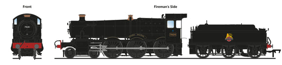 PRE-ORDER Accurascale ACC2510-7824 7824 Iford Manor BR Black Early Crest