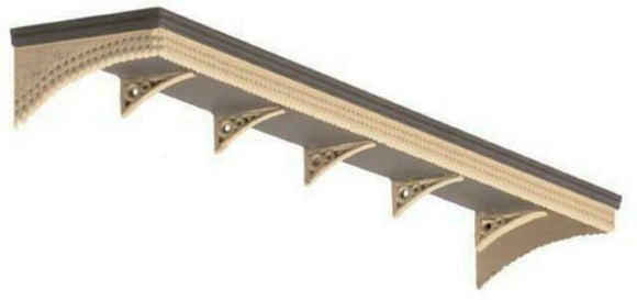 Ratio 205 Station Building Canopy N Scale Plastic Kit