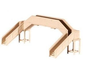 Ratio 222 Concrete Footbridge N Scale Plastic Kit