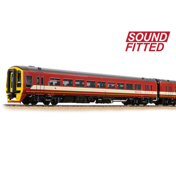 Bachmann 31-502ASF Class 158 2-Car DMU 158901 BR WYPTE Metro SOUND FITTED
