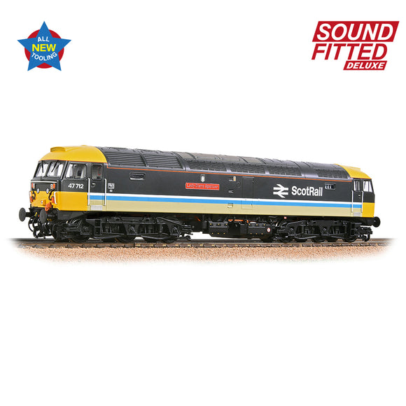 PRE-ORDER Bachmann 35-412SFX Class 47/7 47712 'Lady Diana Spencer' BR ScotRail SOUND FITTED DELUXE