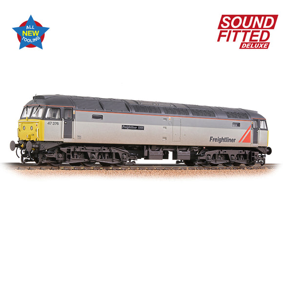 Bachmann 35-430SFX Class 47/3 47376 'Freightliner 1995' Freightliner Grey Weathered SOUND FITTED DELUXE