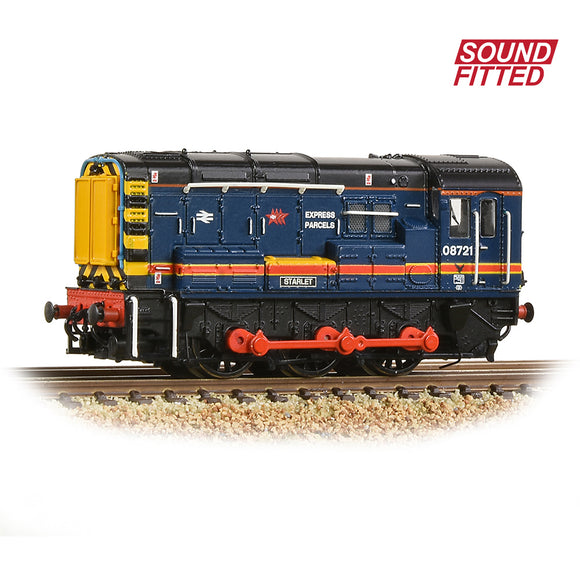Graham Farish N Gauge 371-004BSF Class 08 08721 'Starlet' BR Red Star Express Parcels SOUND FITTED