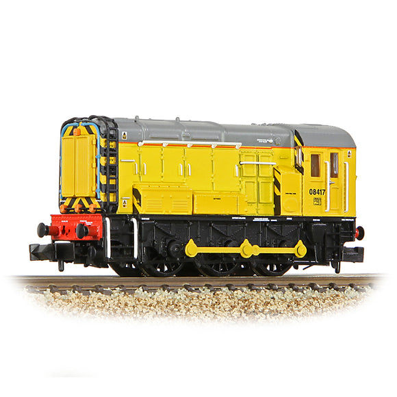 Graham Farish N Gauge 371-011 Class 08 08417 Network Rail Yellow