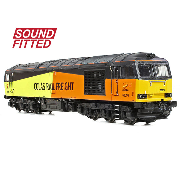 Graham Farish 371-358ASF N Gauge Class 60 60096 Colas Rail Freight Sound Fitted