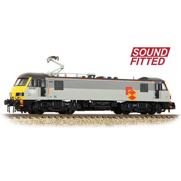 Graham Farish N Gauge 371-781SF Class 90/0 90037 BR Railfreight Distribution Sector SOUND FITTED