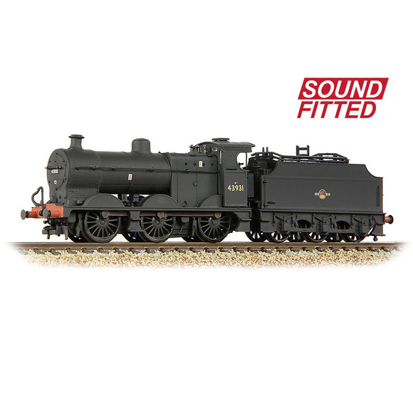 Graham Farish 372-065SF N Gauge MR 3835 4F with Fowler Tender 43931 BR Black (Late Crest) Weathered