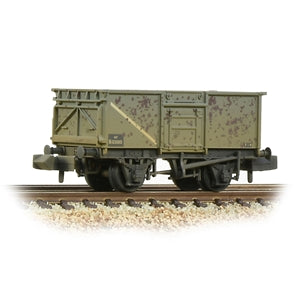 Graham Farish 377-227E BR 16T Steel Mineral Wagon with Top Flap Doors BR Grey (Early)