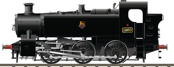 Rapido Trains UK 904502 BR(W) 15xx No. 1500 BR unlined black early emblem SOUND FITTED