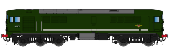 Rapido Trains UK 905507 N Gauge Class 28 D5700 BR Green - DCC Sound Fitted