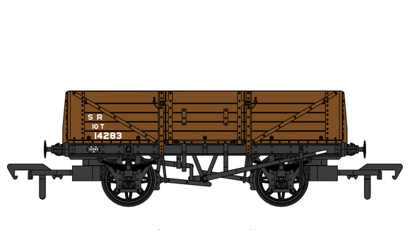 Rapido Trains UK 906005 OO Gauge D1347 5 plank open wagon SR no. 14283