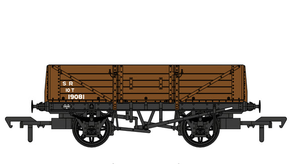 Rapido Trains UK 906006 OO Gauge D1347 5 plank open wagon SR no. 19081