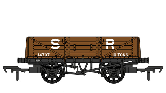 Rapido Trains UK 906014 OO Gauge D1349 5 plank open wagon SR no.14707