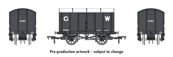 Rapido Trains UK 908005 OO Gauge Iron Mink No.57917 GWR Grey (16