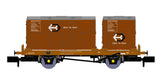Rapido Trains UK 921015 N Gauge BR ‘Conflat P’ No. B933861 (with bauxite containers)