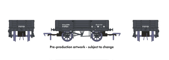Rapido Trains UK 925001 OO Gauge GWR Four-Plank open No.73721 (pre-1904 livery)
