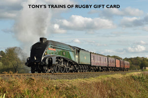 Tony's Trains of Rugby Gift Card