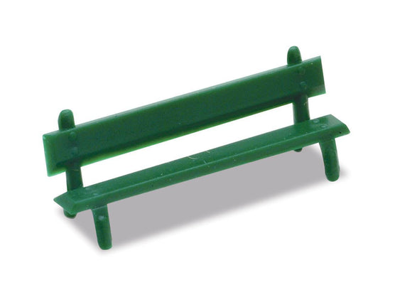 PECO LK-25 Platform Seats (Green) OO Scale Plastic Kit