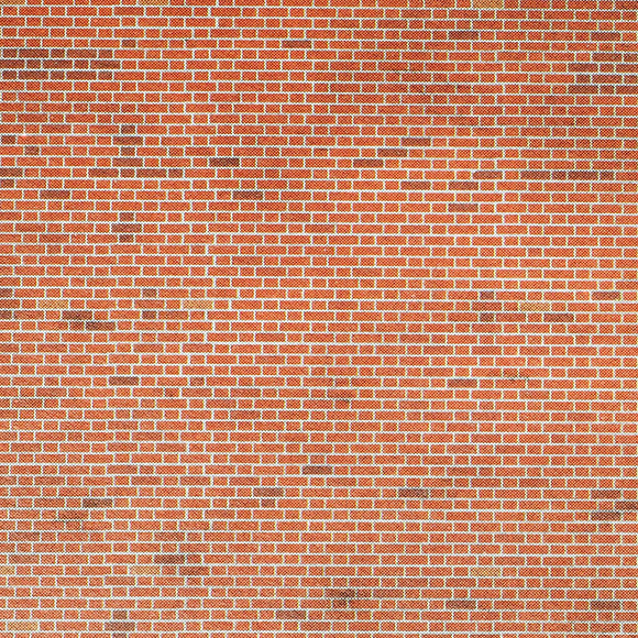 METCALFE M0054 00/H0 SCALE RED BRICK SHEETS