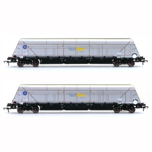 Accurascale ACC2602FF3 OO Gauge HYA Bogie Hopper Wagon Fastline Freight / GE Twin Pack 3