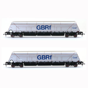 Accurascale ACC2604GBRF2 OO Gauge HYA Bogie Hopper Wagon Twin Pack GBRf Coal Branding Pack 2