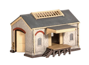 Ratio 220 Stone Goods Shed N Scale Plastic Kit