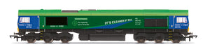 Hornby R30151 OO Gauge GBRf HS2 Class 66 Co-Co 66796 'The Green Progressor'