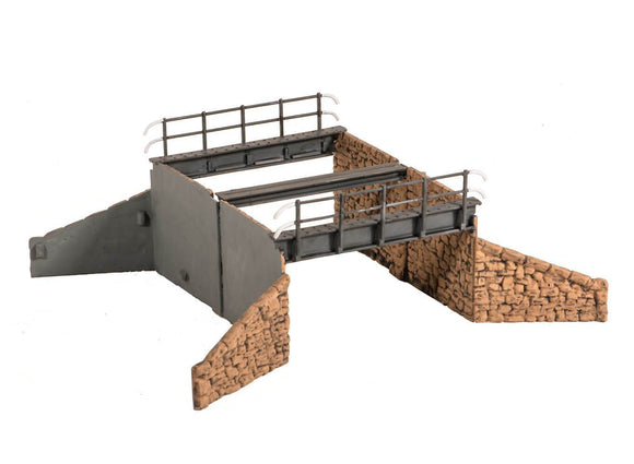 Wills SS32 Occupation Bridge (Double Track) and Stone Abutments OO Scale Plastic Kit