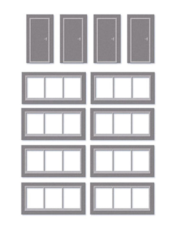 Wills Modern SSM314 Extra Windows & Doors Kit OO Scale Plastic Kit