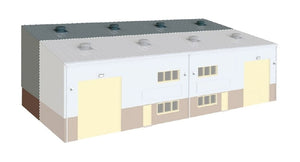 Wills Modern SSM315 Industrial/Retail Unit Extension Kit OO Scale Plastic Kit