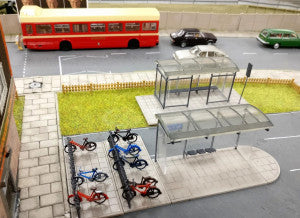 Gaugemaster GM423 Fordhampton Bus Shelters OO Scale Plastic Kit