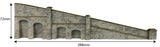 PN149 N SCALE TAPERED RETAINING WALL IN STONE