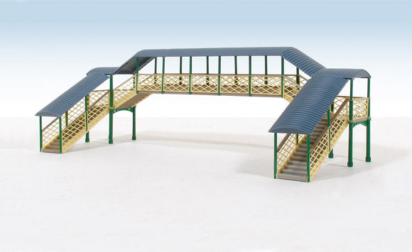 Ratio 248 Modular Covered Footbridge N Scale Plastic Kit