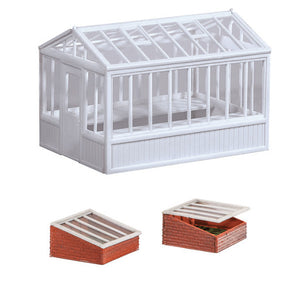 Wills SS20 Greenhouse & Cold Frames OO Scale Plastic Kit