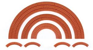 Wills SS55 Brick Arch Overlays OO Scale Pastic Kit