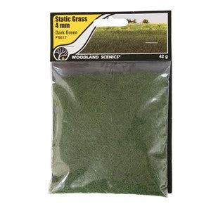 Woodland Scenics WFS617 4mm Static Grass Dark Green